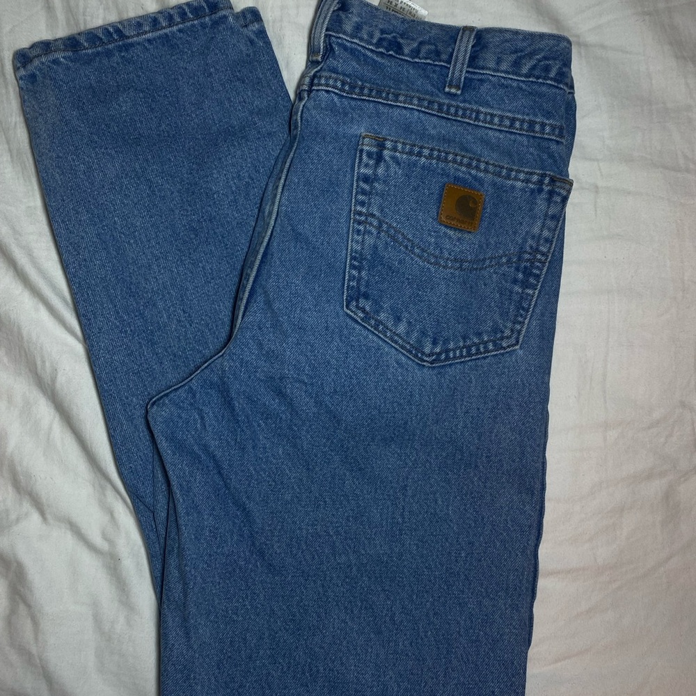 carhartt men’s blue jeans
